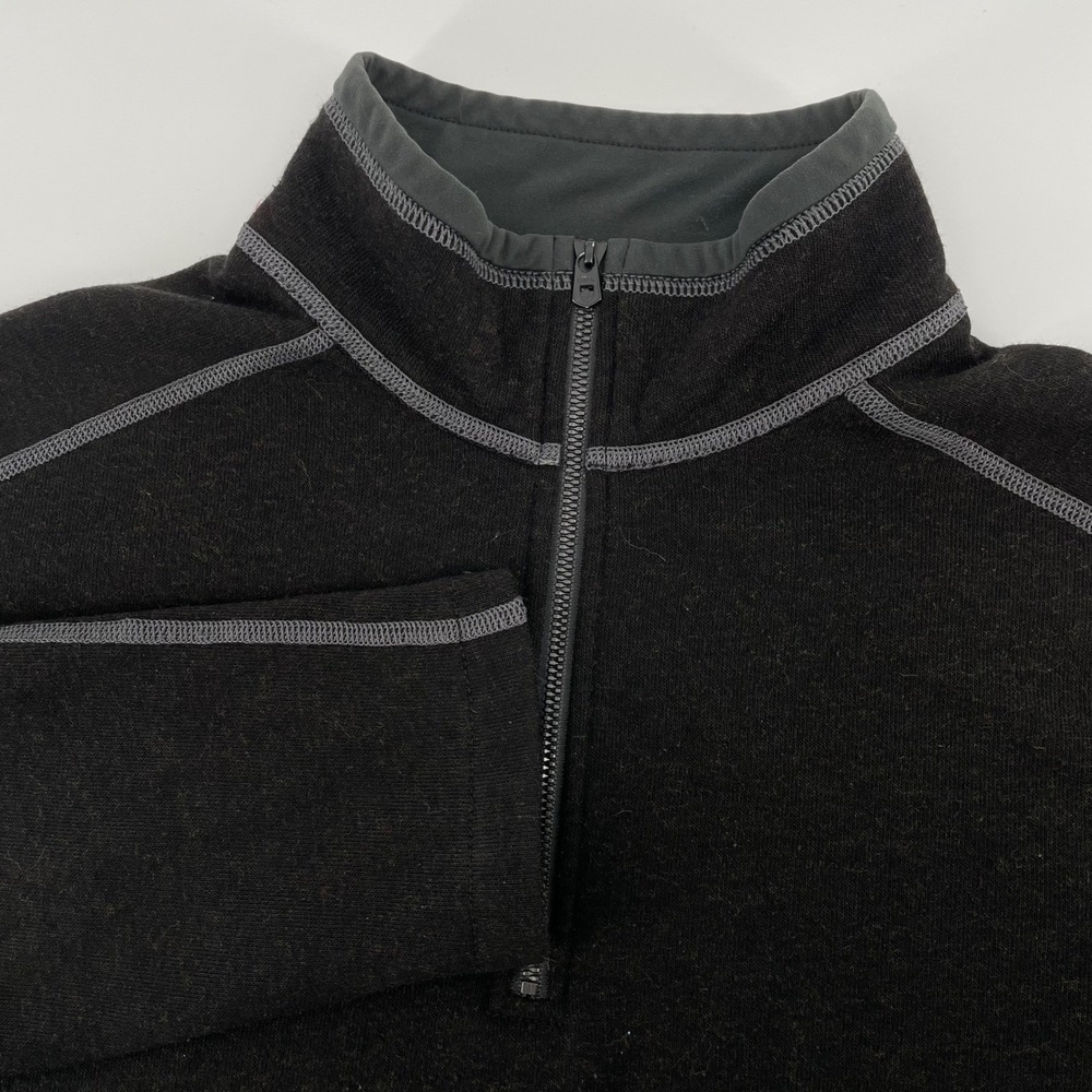 KUHL Women's Size Medium Black Fleece Quarter Zip Pullover Sweater